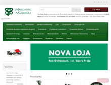 Tablet Screenshot of mercantilmaquinas.com.br